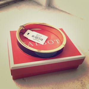 Talbots gold and black bracelet