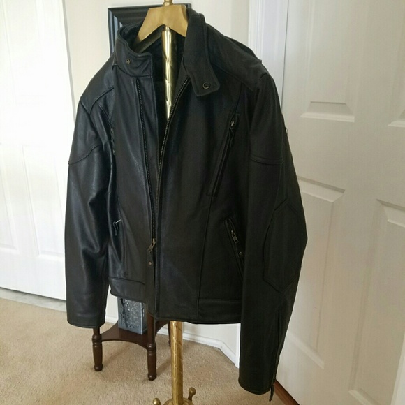 Biker Team Leather Jacket - Picture 4 of 4