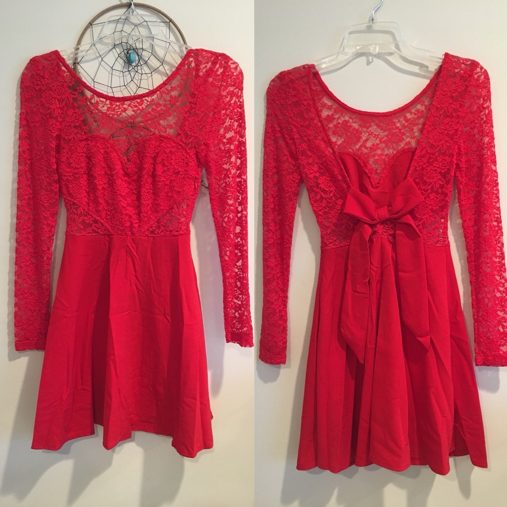 Red Lace Dress
