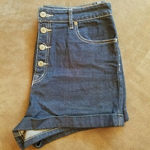 BDG Super High Rise Foxy Denim Shorts