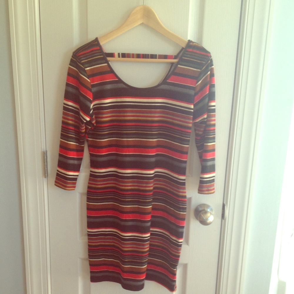 Striped Sweater Dress