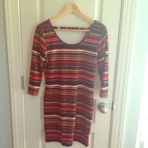 Striped Sweater Dress