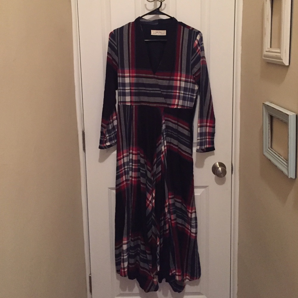 Antropologie Size S red, white and blue dress