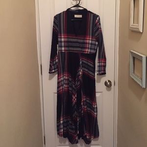 Antropologie Size S red, white and blue dress