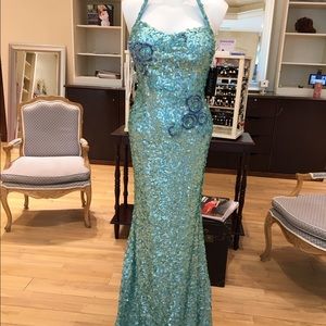 Seafoam Green Clarisse Dress Size 6