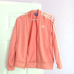 Adidas 3-stripe pink jacket US M Junior