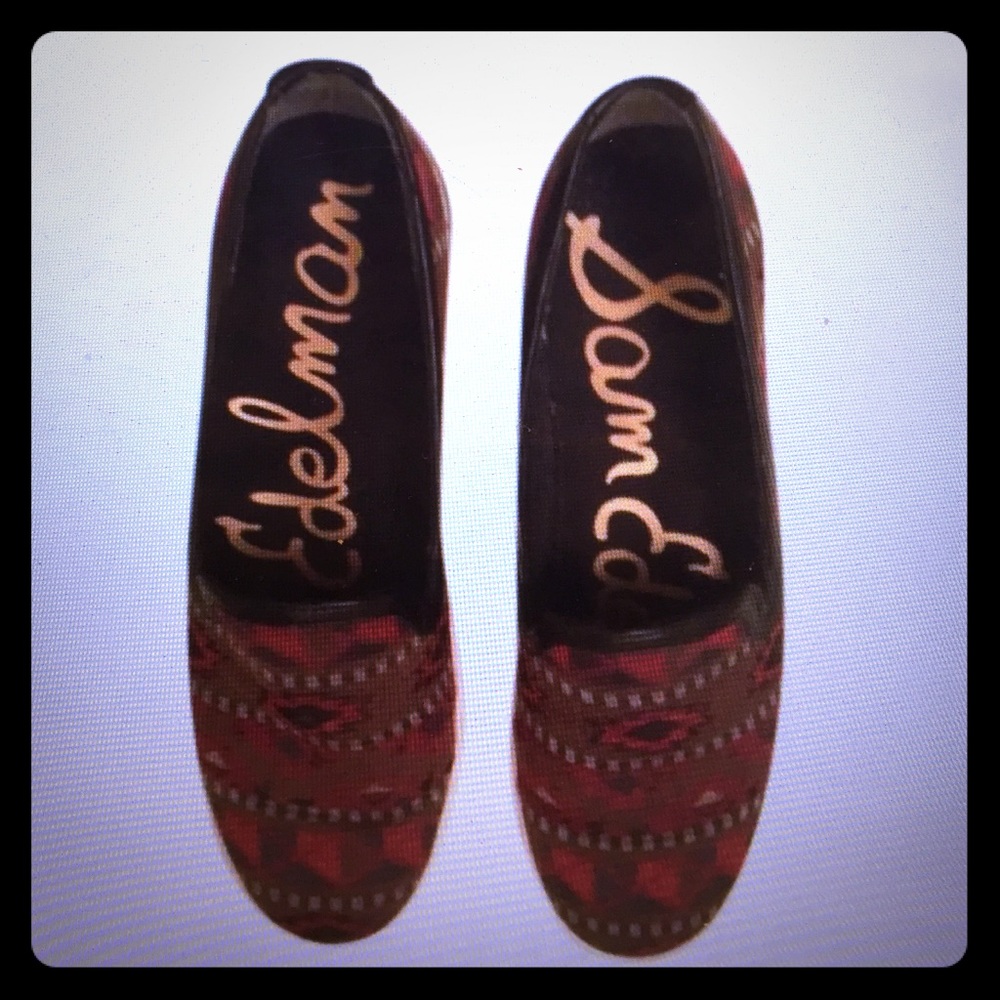 Sam Edelman woven tribal / Aztec Becker sneaker