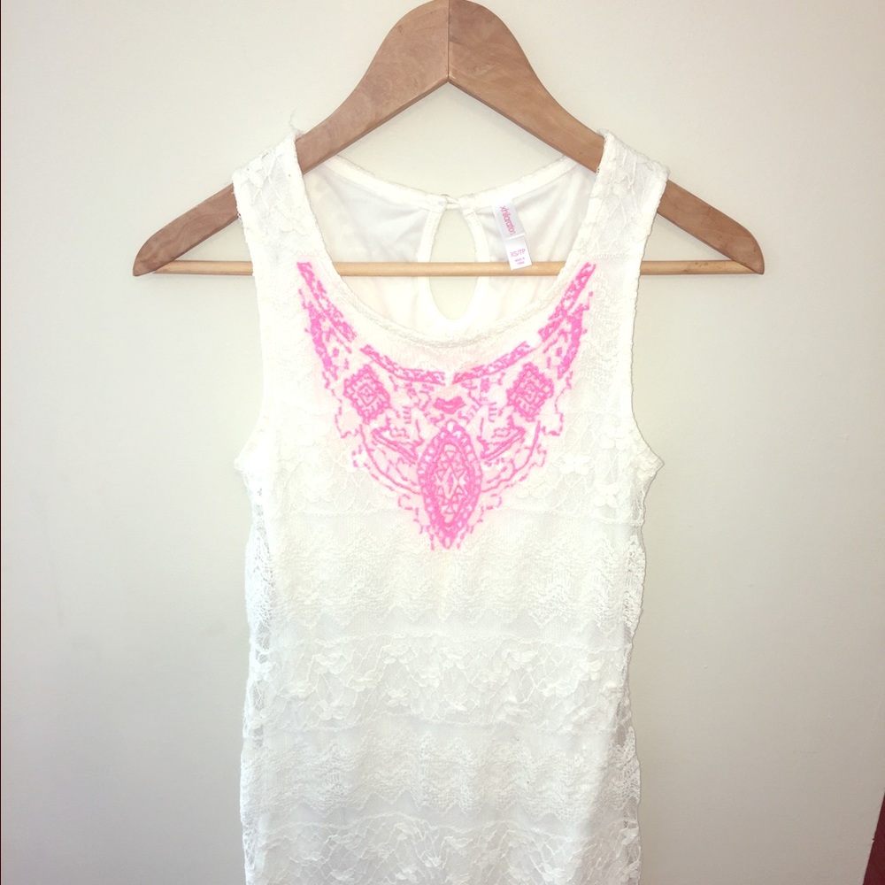 Adorable White Lace Dress