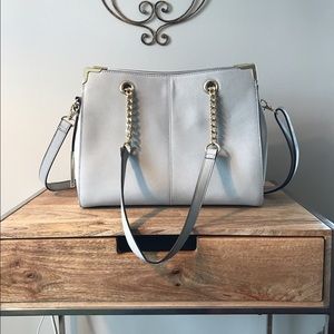 Wilson leather light blue bag