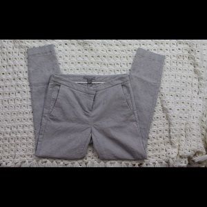 Gray lace Ankle pants