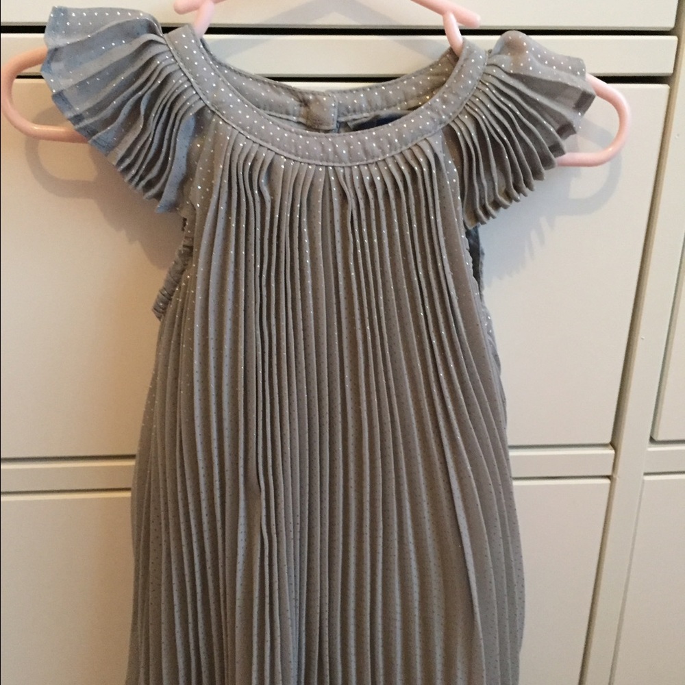 Baby Gap silver shimmer dress