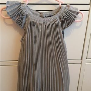 Baby Gap silver shimmer dress