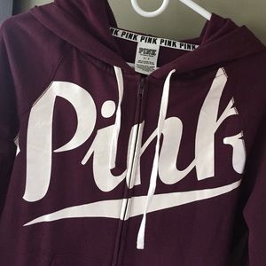 BRAND NEW with out tags.. PINK hooded zip up