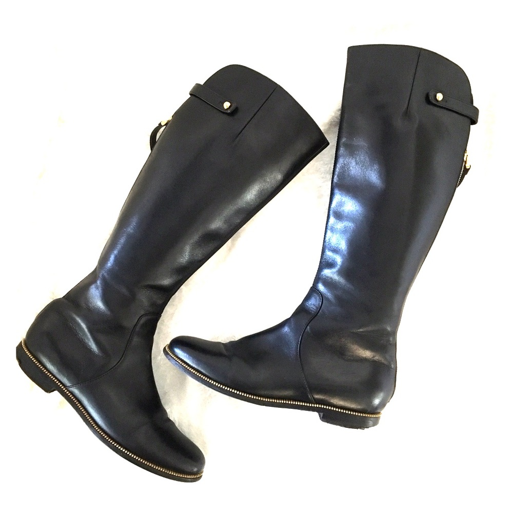 Sergio Rossi made in Italy Zipper Back Boots sz 6