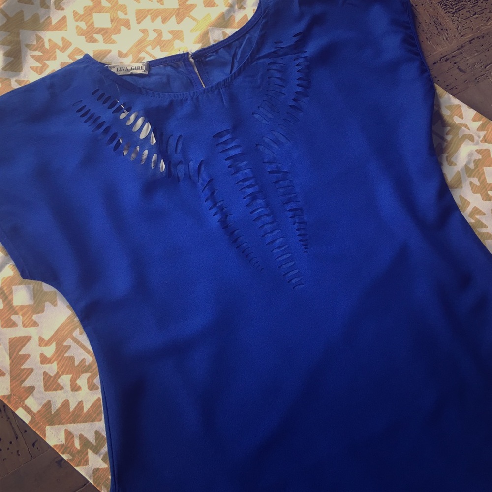 NWT blue shirt size XXL