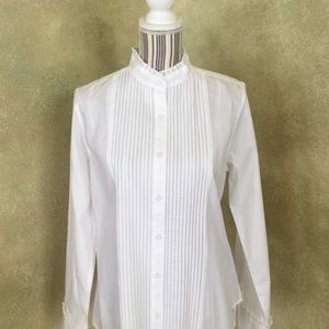 TALBOTS WHITE BLOUSE