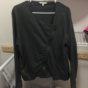 Banana Republic Angle zip blazer
