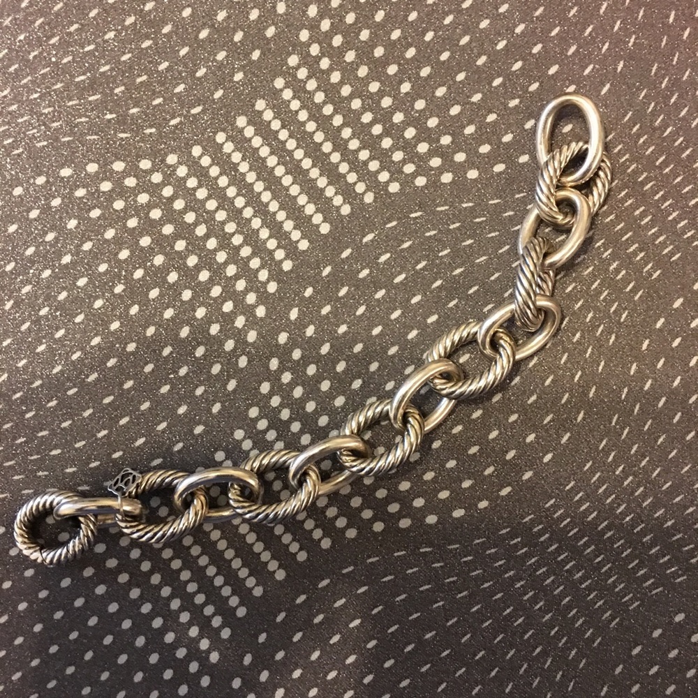 Large oval link bracelet