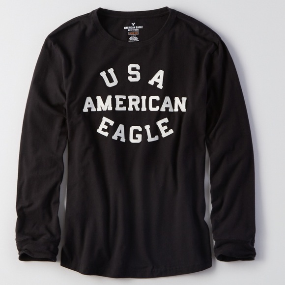 AEO ACTIVE FLEX LONG SLEEVE GRAPHIC - Picture 2 of 2