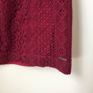 Hollister lace mini dress!