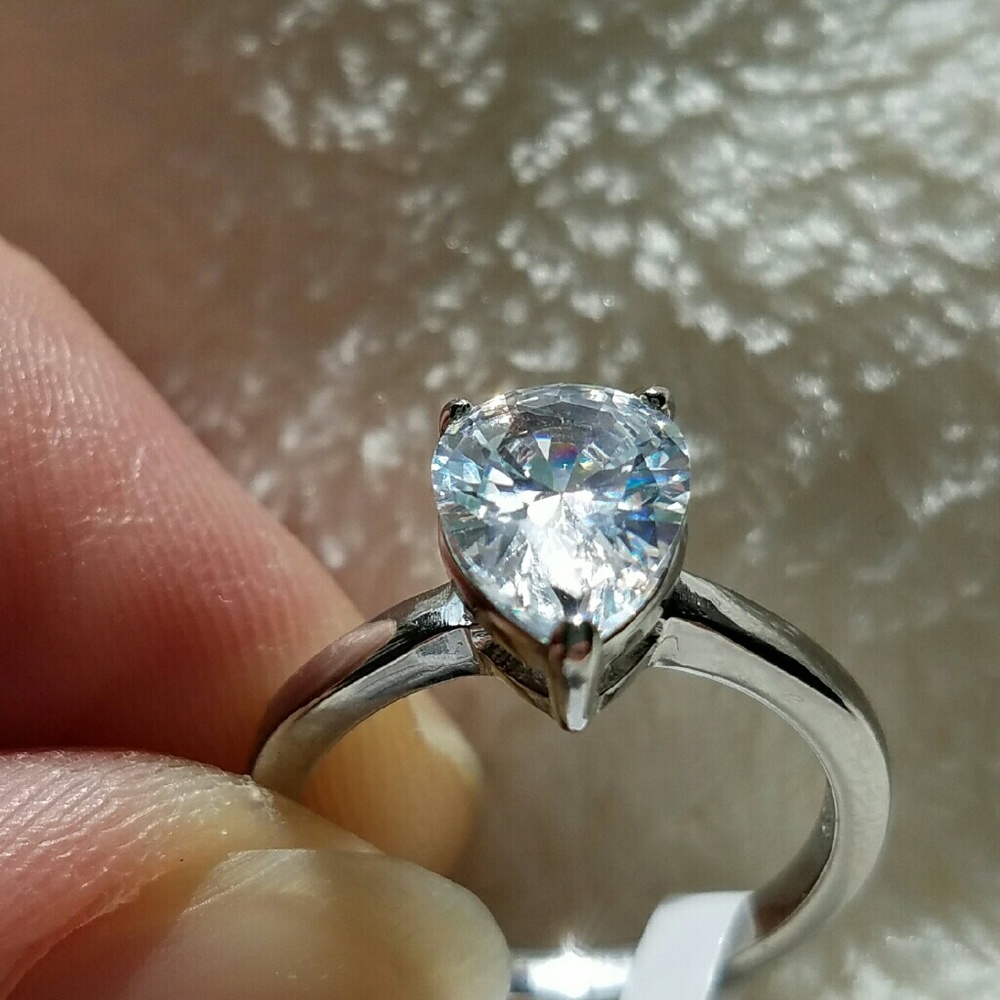 NWT Cz Engagement Ring Size 5