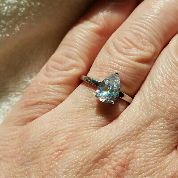 NWT Cz Engagement Ring Size 5 - Picture 4 of 4
