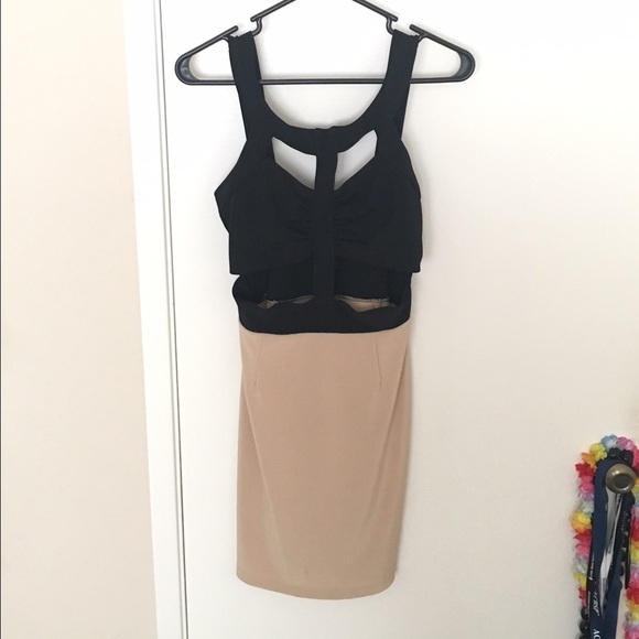 Foreign Exchange Midi Cutout Dress - Picture 1 of 3