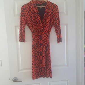 Faux Wrap Dress