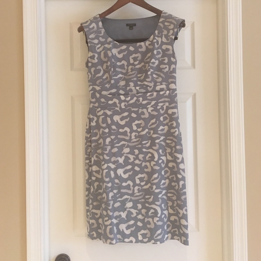 Baby blue/white spring dress