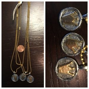 Jewel Kade crown charm and necklace