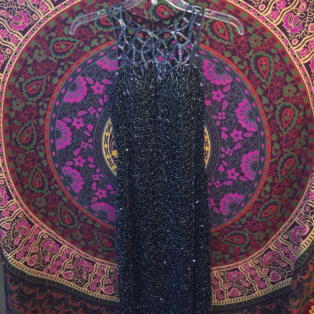 Blue/black Prom Dress