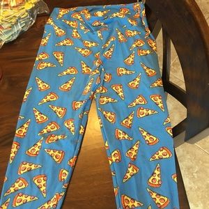 Lularoe UNICORN PIZZA LEGGINGS TC