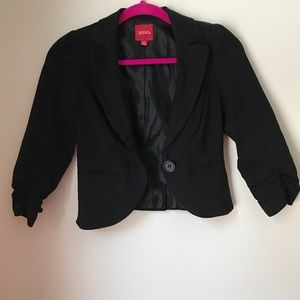 Black short blazer