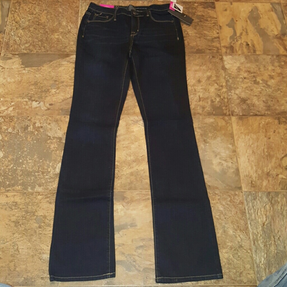 NWT LADIES MOSSIMO CURVY MID-RISE BOOTCUT JEANS