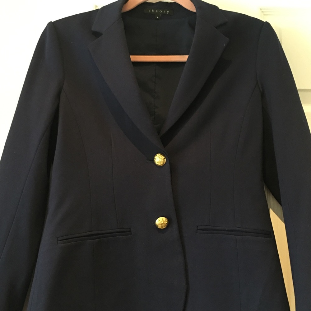 Theory Navy blue Balzer