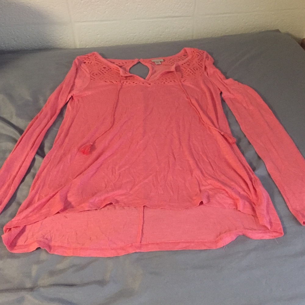 Aero peach blouse