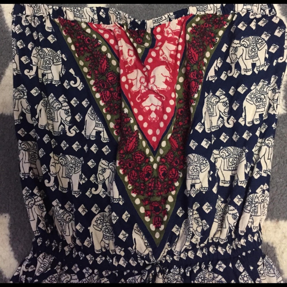 Elephant pattern romper - Picture 2 of 4