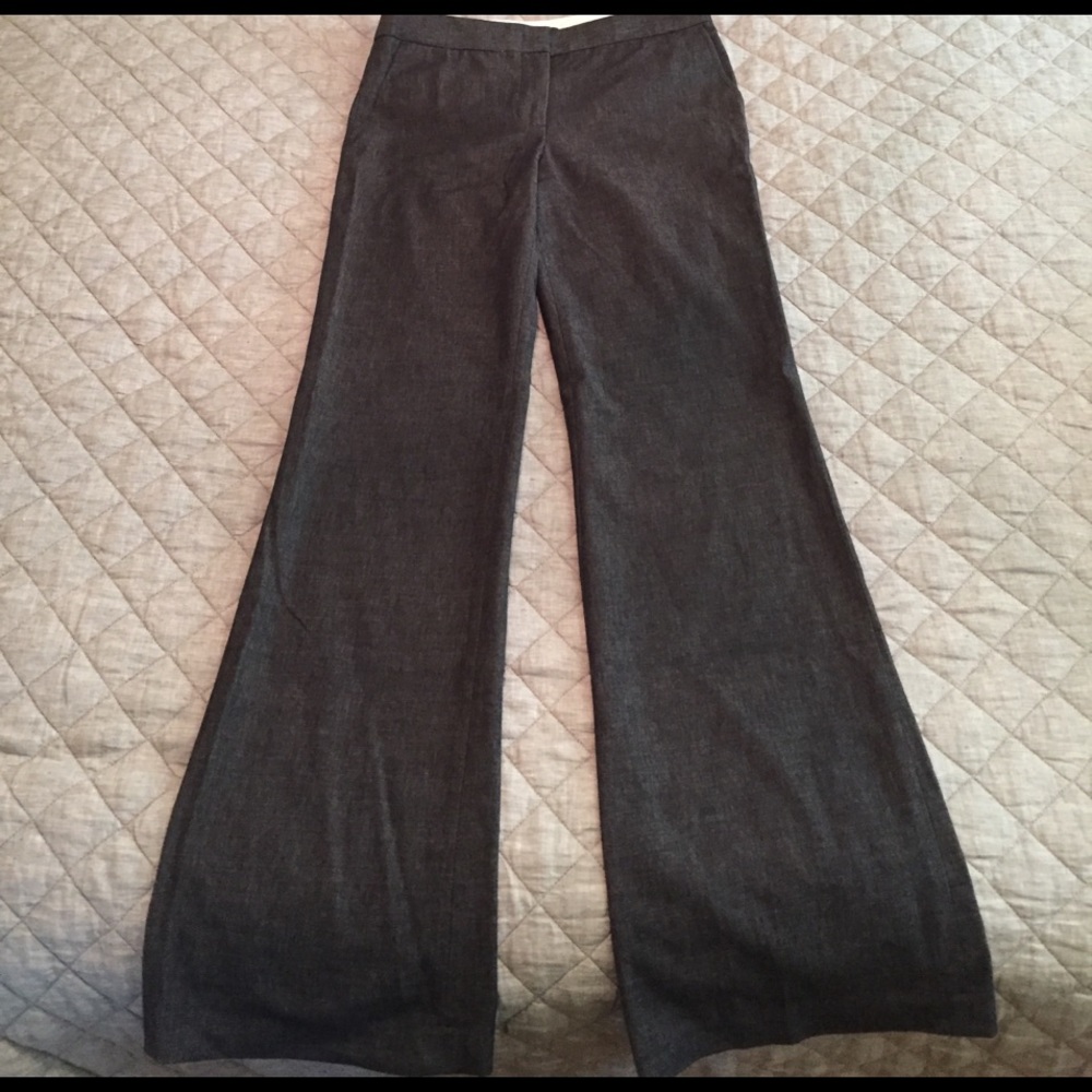Wool blend trousers