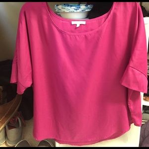 Magenta Blouse