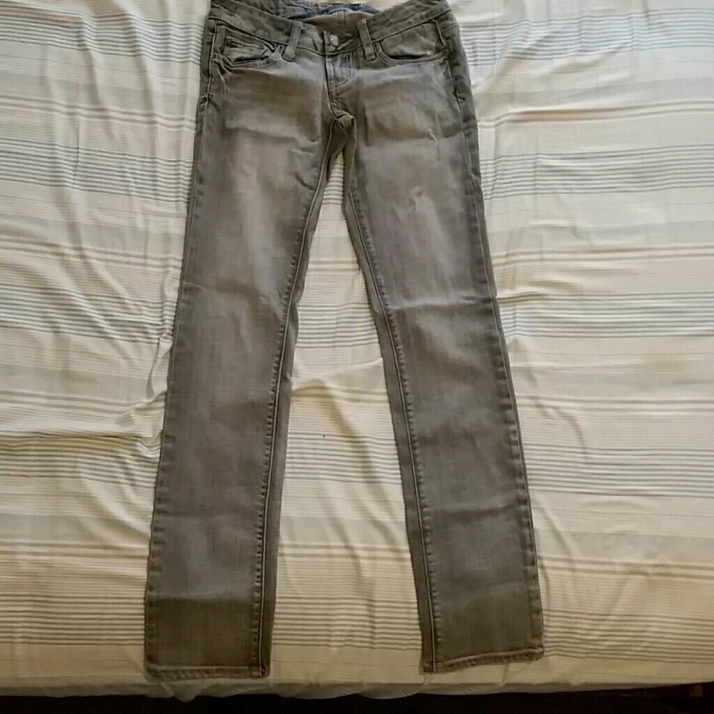 American Eagle gray jeans