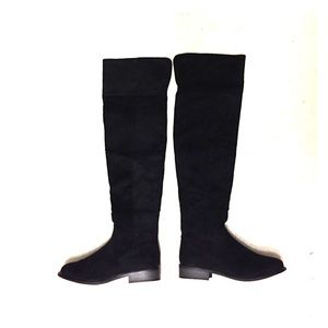 Suede Over The Knee Boot