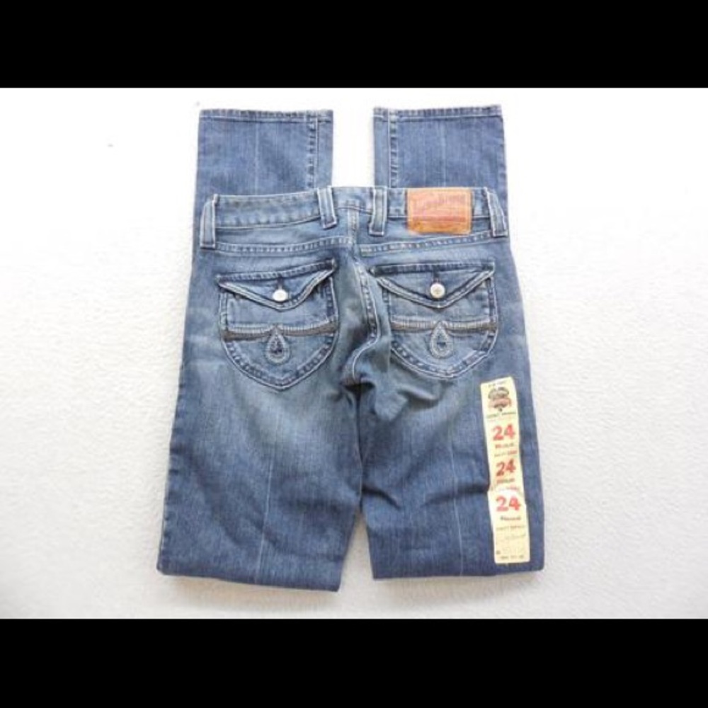 LUCKY BRAND LOLA STRAIGHT LEG DENIM JEANS 00 / 24