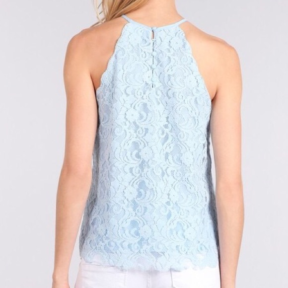 Miss Me Tops - 🎀Country Girl White feminine lace tank🎀 Miss Me Tops - 🎀Country Girl White feminine lace tank🎀