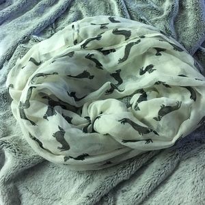 Dachshund infinity scarf