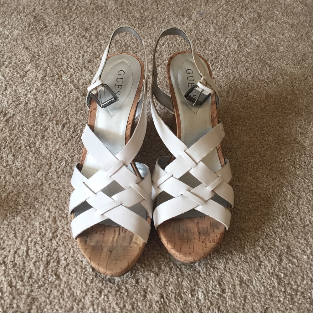White Sandals from Guess