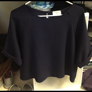 Navy Blue Blouse