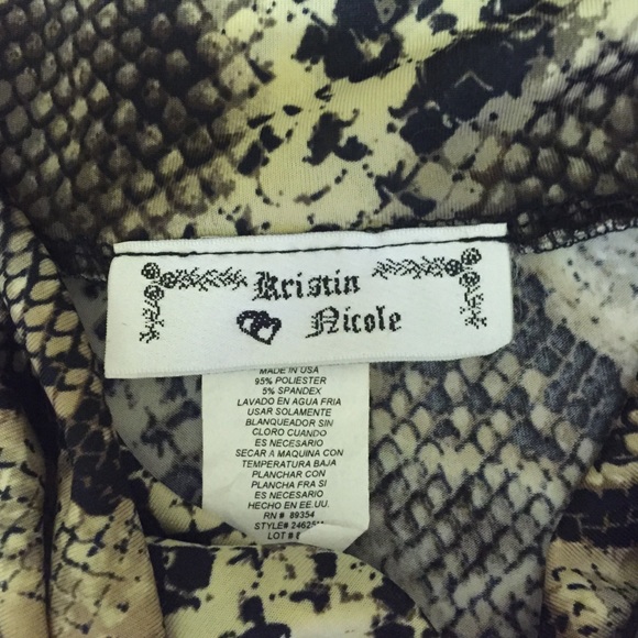 💥💥Reduced! Stretchy knit brown leopard pants💥💥 - Picture 3 of 3