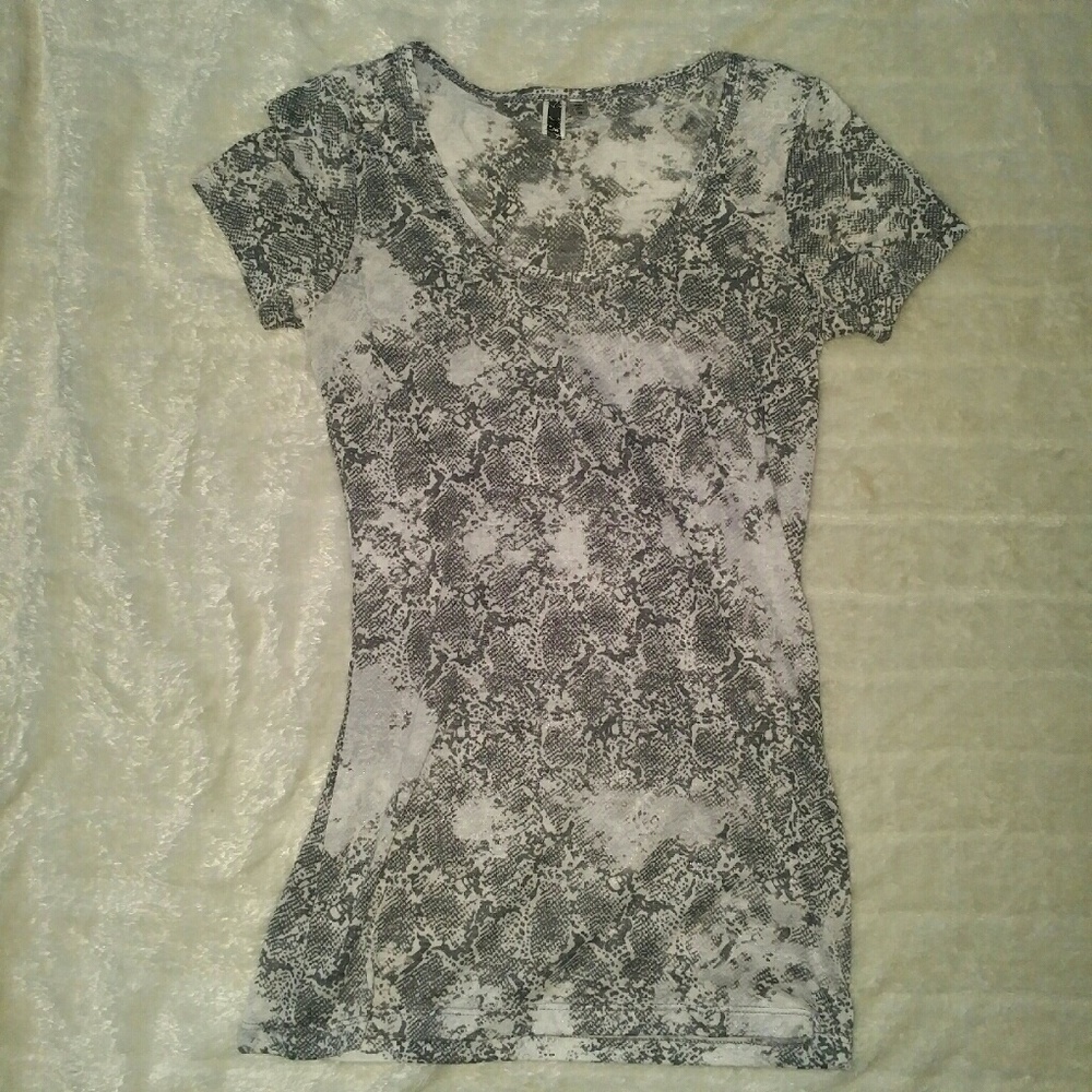 BKE snakeskin top