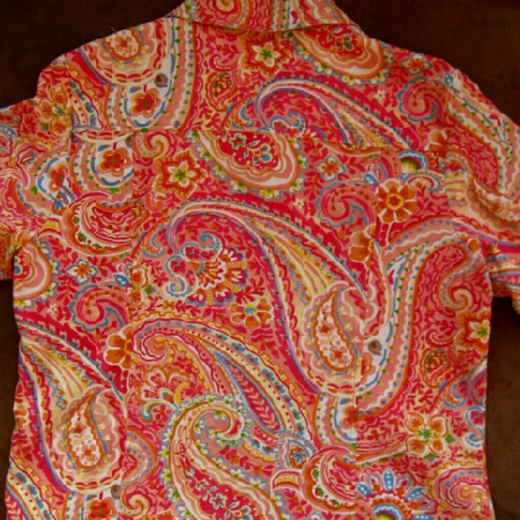 Coldwater Creek Jackets & Coats - Coldwater Creek Paisley Jean Jacket Coldwater Creek Jackets & Coats - Coldwater Creek Paisley Jean Jacket