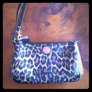 Large coach wristlet